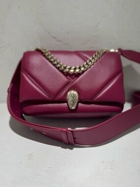 Bvlgari Serpenti Cabochon Matelassé Leather Crossbody Bag